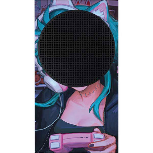Anime Catgirl Gamer Nerd by Ivy Dolamore Xbox Series S Skins